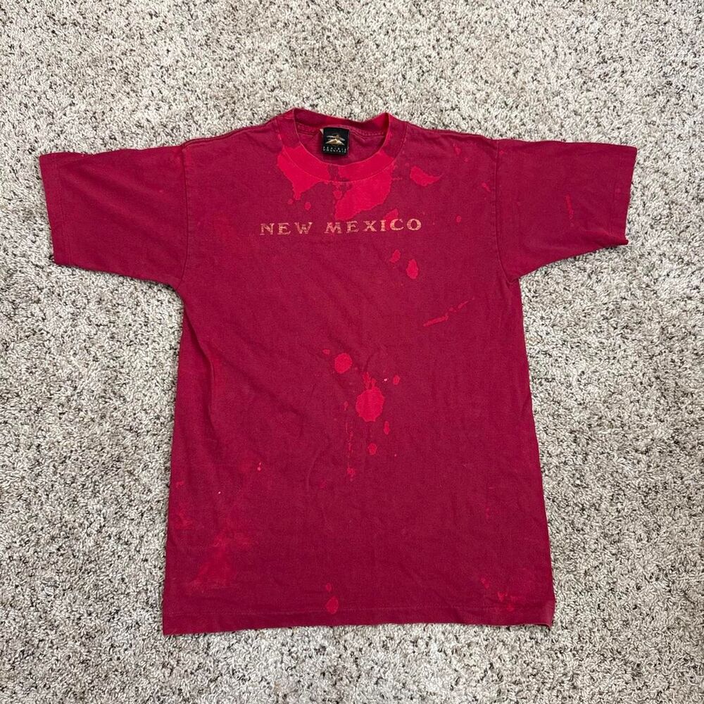 Unbranded Men's Red and Burgundy T-shirt